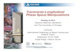 Transverse-Longitudinal Phase Space Manipulationsconferences.fnal.gov/cool05/Presentations/Monday/M10_Kim.pdfEnter presentation date [Your Presentation Title] 10 SASE FEL for 30 keV