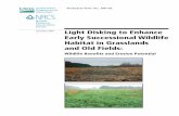 December 2005 Light Disking to Enhance Early Successional ... · Light Disking to Enhance Early Successional Wildlife Habitat in Grasslands and Old Fields: Wildlife Benefits and Erosion