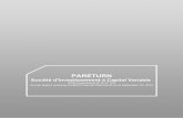 PARETURN · 2015. 2. 5. · PARETURN 1 Table of Contents Organisation of the Company 5 General Information 8 Investment Managers' report 9 Report of the Réviseur d'Entreprises Agréé