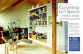 design Converting Loft Spaces - Ashville Inc LTD · designing a loft conversion, yet it is a great way to introduce light. As with any window the cill must be 800mm above floor level.