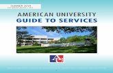 GSA Conferences - AMERICAN UNIVERSITY GUIDE TO SERVICESconferences.genetics-gsa.org/Ciliate/2018/pdf/Ciliate18... · 3 CHECK-IN PROCESS Prior to your arrival on campus, you will receive