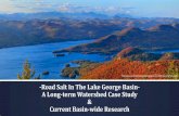 -Road Salt In The Lake George Basin - A Long-term Watershed Case Study … · 2016. 10. 27. · Swinton - DFWI (2007-2010) Sutherland and Navitsky (2013-16) Finkle Brook Watershed
