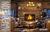 WOOD BURNING FIREPLACES napoleonfireplaces · The Napoleon High Country ™ 7000 wood burning fireplace is inspired by a European clean face design and features a huge viewing area.