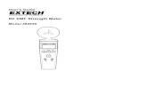 RF EMF Strength Meter - Instrumart · 2008. 5. 30. · Spy camera, wireless bug finder. Cellular/Cordless phone radiation safety level. Microwave oven leakage detection. Personal,