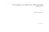 Thoughts on RESTful API designmedia.readthedocs.org/pdf/restful-api-design/latest/...Thoughts on RESTful API design, Release 1.0 virtually all the data that you might want to expose