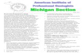 From the President’s Desk - Michigan Section home pagemi.aipg.org/newsletters/pdf/2011 MI July Newsletter.pdf · August 12-13, 2011: Michigan Section AIPG Annual Field Trip, Northeast