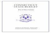 CONNECTICUT STATE BUDGET 13 Connecticut Budget Revisions.pdf · 1 I. OVERVIEW FY 13 Revised Budget The original General Fund budget for FY 13 contained an estimated $488.5 million