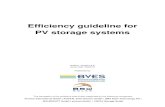 Efficiency guideline for PV storage systems€¦ · Efficiency guideline for PV storage systems Edition: Version 2.0 Issue date: 04/2019 Published by ... MPP Maximum power point MPPT