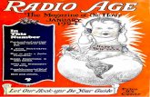 .a JANUARY 124 · RADIO AGE -"THE MAGAZINE OF THE HOUR" i é V -