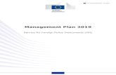 Management Plan 2019 - European Commission · 10 political priorities, as stated in its Strategic Plan 2016-2020. The Service further contributes to several other of the Commission's