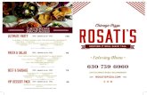 CATERING PACKAGES ULTIMATE PARTY SERVES 25-30 · 2019. 9. 16. · • catering menu • 630˜759˜6060 329 n schmidt road | bolingbrook rosatispizza.com catering packages vip dessert