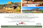 2020 CONFERENCE PACKAGE - matobohillslodge.co.zw · CONFERENCE PACKAGE Three-Course Lunch WIFI LCD Projector and Screen Morning/Afternoon Tea Break - Coffee/Tea/Fruit Juice & Snacks.