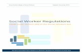 Social Worker Regulations - nscsw.org€¦ · fulfilled all the requirements for a doctoral, master or bachelor degree in social work, or a graduate level diploma in social work and