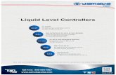 Liquid Level Controllers - Diaphragm Pump · polypropylene pump with Hytrel® diaphragms, level control, inlet strainer, manual bypass valve, compressed air ball valve, and filter
