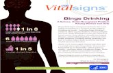 CDC VitalSigns - Binge Drinking ... Binge Drinking Binge drinking is a dangerous behavior but is not