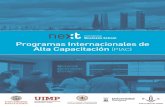PROGRAMAS INTERNA IONALES DE - Universidad de Lima · 2020. 7. 21. · Fomentar el networking entre profesionales en proceso de formación como herramienta fundamental para el desarrollo