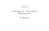 2012 Chapter Awards Banquet 6 June - CMAANYNJ · 2012 Chapter Awards Banquet 6 June. CMAA METRO CHAPTER . Ikiiiiiiii . CMAA METRO CHAPTER NJ Award Kevin F. Donnelly, P.E. Team Renovations