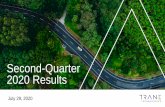 Second-Quarter 2020 Results1).pdfdisruption and volatility in the financial markets due to the COVID -19 pandemic, the outcome of any litigation, the outcome of the Chapter 11 proceedings