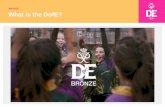 BRONZE What is the DofE?BRONZE What’s involved? Adventurous, caring, sporty, creative… however you might describe yourself, the DofE is for you. Anyone in school year in which