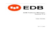 EDB Failover Manager - enterprisedb.com · EDB Postgres Failover Manager (EFM) is a high-availability module from EnterpriseDB that en-ables a Postgres Master node to automatically