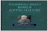 Companion Bible Appendixes...Other Notes Found In the Companion Bible. Notes in Genesis Chapter one, 1st. and the 2nd. verses. Notes from Genesis 6:9. Genesis 15:9-18. Notes on Leviticus