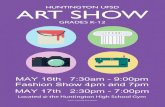 HUNTINGTON UFSD ART SHOW GRADES 1