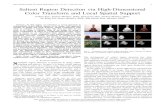 IEEE TRANSACTIONS ON IMAGE PROCESSING, VOL. 25, NO. 1 ......(d) Global salient region detection via HDCT. (e) Local salient region detection via random forest. (f) Our ﬁnal saliency