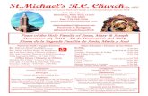 St.Michael’s R.C. Church...2018/12/30  · St.Michael’s R.C. Church Est. 1870 352 42nd Street Brooklyn, New York 11232 718-768-6065 Fax: 718-768-3336 stmichaelarc42@verizon.net