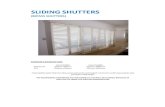 Sliding Shutter Manual - WA Blinds Shutter Manual.pdf · blocked. Select 'Closed' in the Sliding Option column on the order form. 'OPEN' OPTION Panels are spaced further apart, meaning