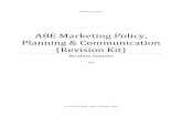 ABE Marketing Policy, Planning & Communication (Revision Kit) · ABE Marketing Policy, Planning & Communication (Revision Kit) 2012 7 Ibrahim Sameer the company must then search ways