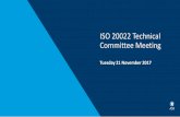ISO 20022 Technical Committee Meeting - ASX€¦ · 2 weeks, about 30 messages in each drop •ASX review of high priority draft usage guidelines continues, with preparation for Technical