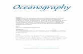 THE OFFICIAL MAGAZINE OF THE OCEANOGRAPHY SOCIETY · 3/30/2018  · technological advances to studying the deep ocean, in part because he recognized the critical importance of this