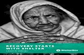 RECOVERY STARTS WITH SHELTER...people (1.2 million households) received assistance in obtaining shelter. Consequently, there were 26.5 million individuals across the globe left without