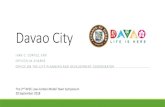 Davao City - APERC · •Formulation of Local Climate Change Action Plan (LCCAP) 30. Future Plans of Davao City 31 Demand Side •Comprehensive Land Use Plan (CLUP) •Transit Oriented