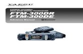 Advance Manual - RadioC4FM/FM 144/430MHz DUAL BAND DIGITAL TRANSCEIVER FTM-300DR FTM-300DE Advance Manual