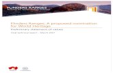 Flinders Ranges: A proposed nomination for World Heritage · Flinders Ranges: A proposed serial nomination for World Heritage – Preliminary statement of values Final technical report