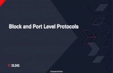 Block and Port Level Protocolshome.mit.bme.hu/~szanto/education/vimima15/hetero... · ˃Data Ports These are the function arguments/parameters ˃Block-Level Interfaces (optional)