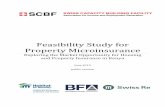Feasibility Study for Property Microinsurance€¦ · feasibility of insurance strategies that could fill this gap and improve low‐income populations’ access in Kenya to formal
