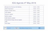 IGG Agenda 4 May 2016 - RMDS...Retail Market Design Service IGG Agenda 4 th May 2016 Minutes from Previous IGG Meeting 13:45 – 13:50 SEAI Presentation 13.50 – 14:10 Review of Action