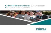 Civil Service Cover Layout 1 - Forsa€¦ · DIVISIONAL EXECUTIVE Front row: Alan Duffy, Michelle McCaffrey, Rhona McEleney, Kathleen McGee, Tom Madden, Cliodhna McNamara, Audrey