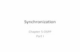 Synchronization · –Critical section: piece of code that only one thread can execute at once – Lock: prevent someone from doing something –Lock before entering critical section,
