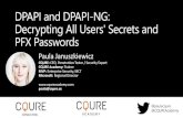 DPAPI and DPAPI-NG: Decrypting All Users' Secrets and PFX ... · DPAPI and DPAPI-NG: Decrypting All Users' Secrets and PFX Passwords @paulacqure @CQUREAcademy CONSULTING Paula Januszkiewicz