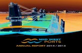 Mid West Ports Authority - ANNUAL REPORT 2014 / 2015...Authority was renamed the Mid West Ports Authority to reflect the planned expansion of its responsibilities to Cape Cuvier, Useless