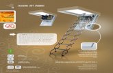 METAL SCISSORS LOFT LADDERS SciSSorS loft ladderScache-m2.smarthome.com/manuals/91056-qsg.pdf · 2015. 8. 13. · SciSSorS loft ladderS The LSF Fire-Resistant Loft Ladder acts as