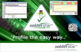 ‘Profile the easy way..’€¦ · Traditionally a profiling instrument is used to establish the correct thermal profiling for the soldering process. Thermocouples are attached