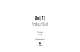 Unit 11 · Unit 11 Vocabulary Cards. Creative Commons Licensing This work is licensed under a Creative Commons Attribution-NonCommercial-ShareAlike 3.0 Unported License. You are free: