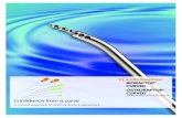 Suture Anchors and Guide System Confidence from a curve · 2. Data on file at Smith & Nephew, ITR-4616, 2011 Optimal Anchor Placement • Curved Drill Guides with a 25º distal bend