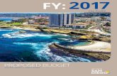 Volume I: Budget Overview and Schedules · Fiscal Year 2017 Proposed Budget City Profile San Diego at a Glance The City of San Diego (the City) is best known for its ideal climate,