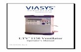 19159-001-D Cover Page€¦ · 19159-001, Rev. D Operator’s Manual - LTV® 1150 Ventilator iii Notices The LTV® 1150 ventilator complies with limitations as specified in IEC 601-1-2
