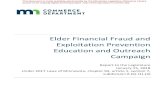 Elder Financial Fraud and Exploitation Prevention ... · 1/15/2018  · and tips on a comprehensive range of topics related to preventing fraud and scams against older adults. The